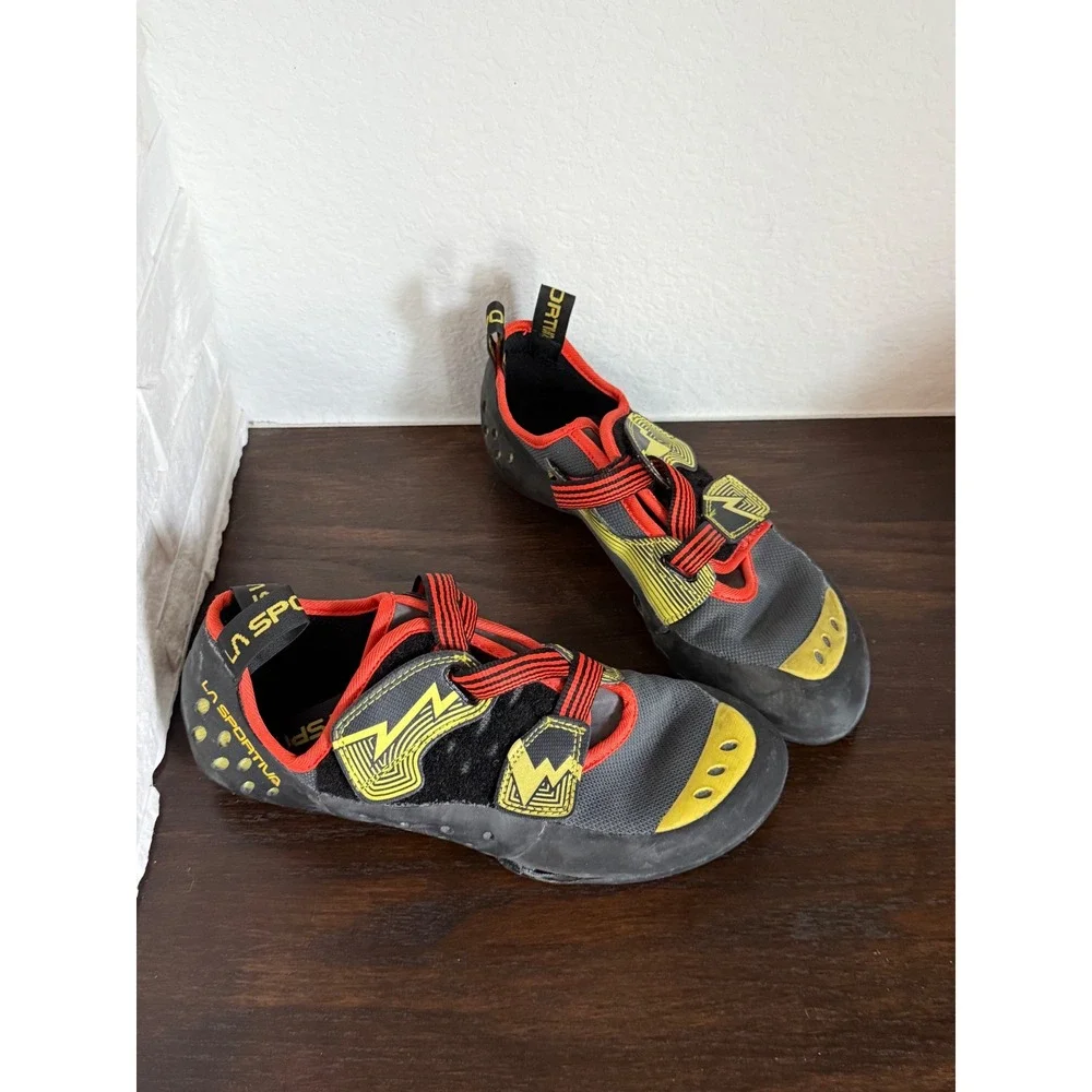 La Sportiva OxyGym Climbing Shoes Carbon Flame EUR 45 US Men 11.5
